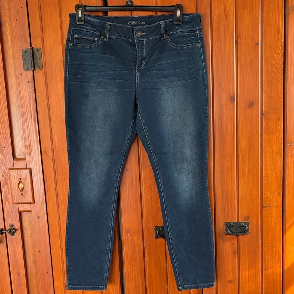 Maurices Women's Dark Blue Skinny Jeans. XL-S.    WJ